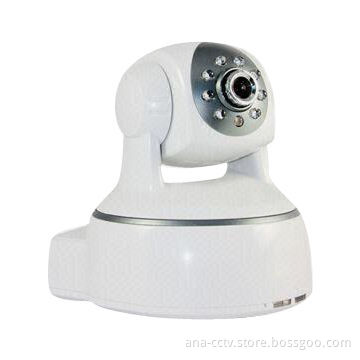 1/4-inch CMOS IP Camera with 8-piece Infrared LEDs and SD Card Socket, Supports 32GB Maximum SD Card